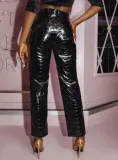 shein-czarne-damskie-proste-spodnie-basic-38-vuf-stan-nowy