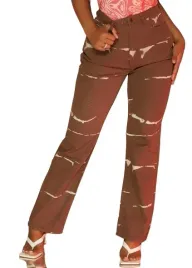 shein-wzorzyste-damskie-brazowe-spodnie-m-vut