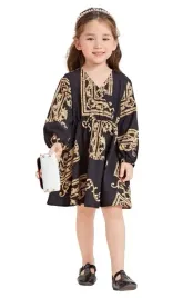 shein-sukienka-dziecieca-czarna-we-wzor-98cm-vcc