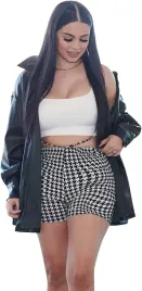 shein-spodenki-materialowe-krotkie-pepitka-36-vbn