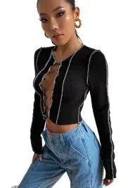 shein-bluzka-damska-czarna-wiazana-casual-36-vup