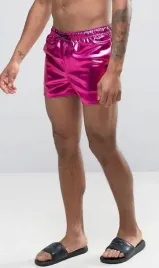krotkie-spodenki-kapielowe-roz-metaliczny-l-3z4f4