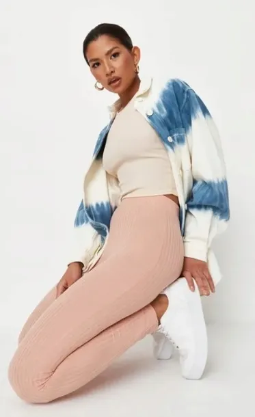 missguided-legginsy-prazkowane-rozowe-basic-38-rxt-marka-missguided