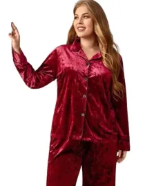 shein-plus-size-bordowa-koszula-od-pizamy-46-vbs