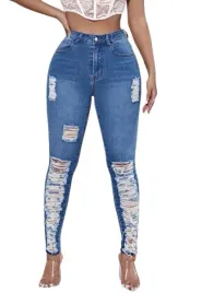 shein-spodnie-jeansowe-z-dziurami-rurki-30-32-vus