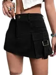 shein-damska-szara-spodnica-mini-gladka-40-42-vbd