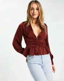 in-the-style-brazowa-koszula-satynowa-m-1dcr