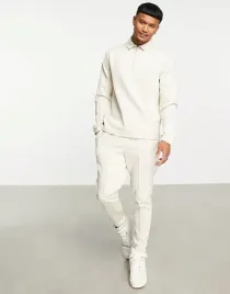 bluza-meska-bezowa-z-kolnierzem-i-zamkiem-s-1var