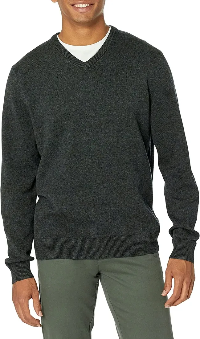 amazon-sweter-meski-pomaranczowy-basic-l-sxw-stan-nowy