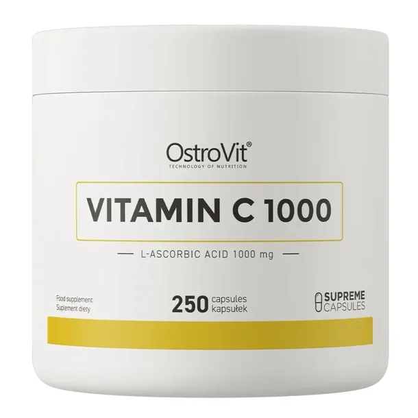 OSTROVIT WITAMINA C 1000 mg 250 Kapsułek ODPORNOŚĆ