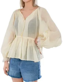 dazy-bluzka-damska-zolta-na-guziki-casual-s-vbb