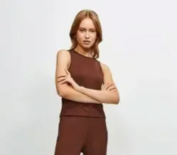 0a0f2-c-karen-millen-top-prazkowany-brazowy-40-40-40