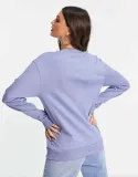 dla-wysokich-bluza-damska-niebieska-basic-34-1rnz-stan-nowy