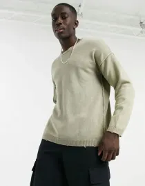 sweter-meski-zielony-bawelniany-casual-basic-s-xby