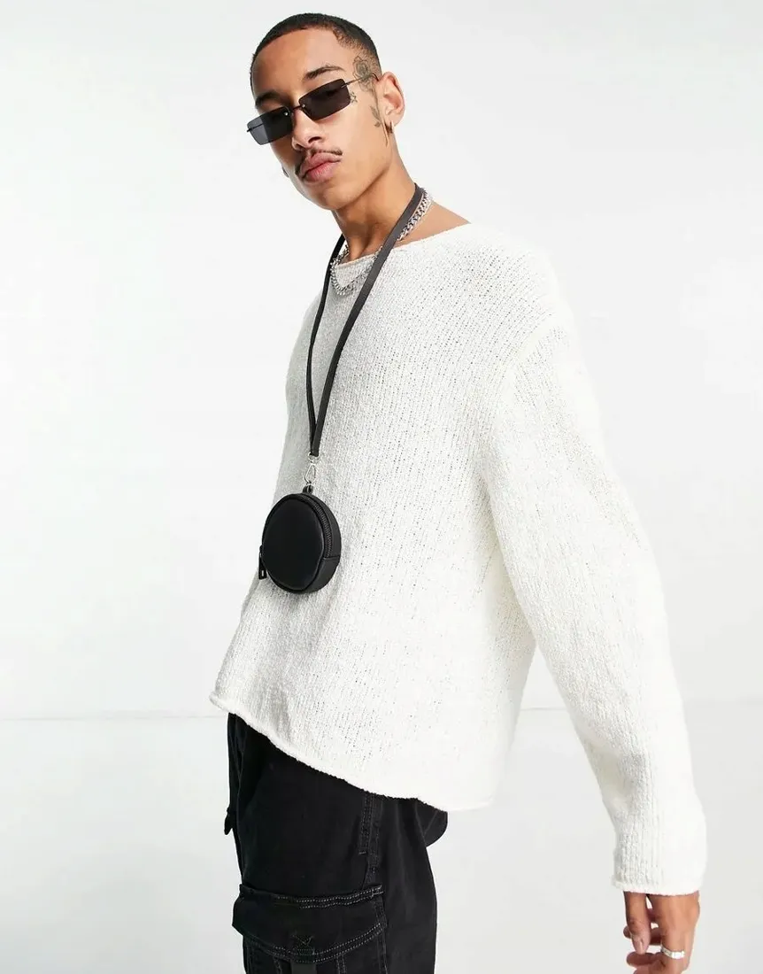 sweter-meski-ecru-klasyczny-casual-basic-s-xbx