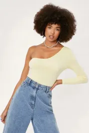 nasty-gal-zolte-asymetryczne-body-casual-40-vay