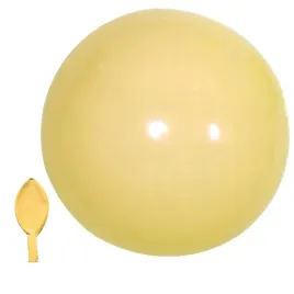 balon-olbrzym-gigant-kula-85-cm-pastelowy-zolty