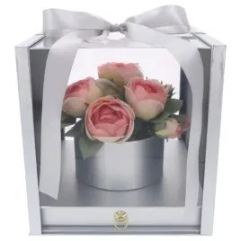 srebrny-flower-box-na-kwiaty-luksusowe-pudelko-prezentowe-z-szuflada