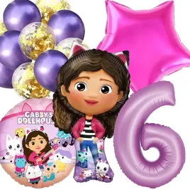 dekoracje-balony-zestaw-balonow-na-6-urodziny-gabi-koci-domek-14szt