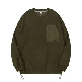 bluza-mysliwska-wedkarska-zielona-cienki-polar-xl