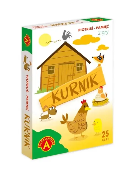 Karty Piotruś gra karciana Pamięć Kurnik