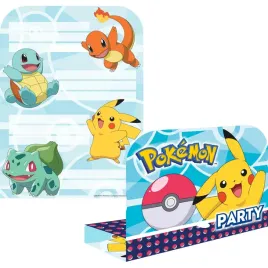 zaproszenia-z-kopertami-amscan-pokemon-16x215-cm-8-szt