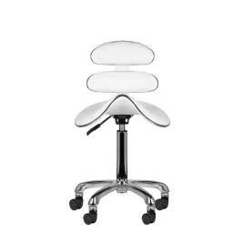 taboret-kosmetyczny-am-880-bialy-z-ergonomicznym-oparciem-i-kolkami