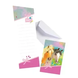 zaproszenia-z-kopertami-konie-pony-urodziny-8szt