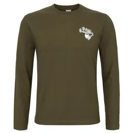 t-shirtkoszulka-mysliwska-bawelna-haft-jelen-2-wzory-oliwka-m