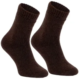 skarpety-unisex-bardzo-cieple-zimowe-brazowe-welna