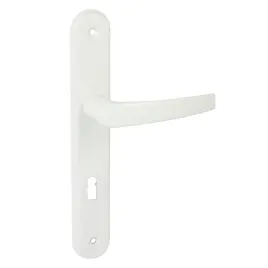 komplet-klamek-domino-econom-biala-na-klucz-zwykly-rozstaw-72-do-wnetrz