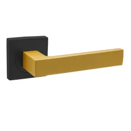 komplet-klamek-domino-qubik-qr-czarny-k-gold-mat-nowoczesne-do-wnetrz