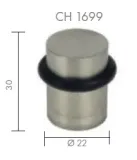 odbojnik-przykrecany-inox-przykrecany-onesto-stan-nowy