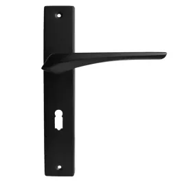 komplet-klamek-domino-adel-czarny-na-klucz-zwykly-rozstaw-72-nowoczesne