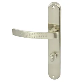 komplet-klamek-domino-alma-eco-nikiel-z-blokada-wc-rozstaw-72-lewa-uchwyty