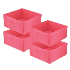 zestaw-4szt-organizer-pudelko-do-przechowywania-31x31x15-ciemnorozowe