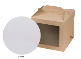 karton-pod-tort-ciasto-30-cm-kraft-z-uchwytem-okienkiem-z-podkladem-bialym