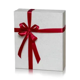 pudelko-na-prezent-33x27x95cm-srebrny-brokat-z-wstazka-czerwona-rubicello