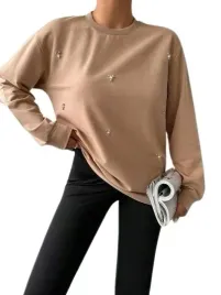 shein-bezowa-bluzka-damska-zdobiona-casual-xs-l6b