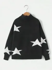 shein-sweter-mlodziezowy-czarny-wzor-146-152-lof