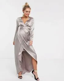 maternity-sukienka-srebrna-satynowa-maxi-36-s-1val