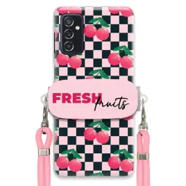 etui-do-samsung-m52-5g-smycz-crossbody-uchwyt-szachownica-fresh-fruits