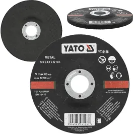 tarcza-szlifierska-wypukla-do-metalu-125mm-12200rpm-mocowanie-22mm-yt-6126
