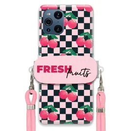 etui-do-oppo-find-x3-smycz-pink-crossbody-uchwyt-szachownica-fresh-fruits