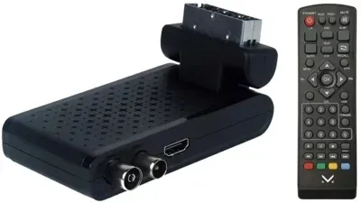 tuner-dvb-t-majestic-dec-663-z-pilotem-mini-decoder-scart-zlacza-hdmi-scart-euro-usb