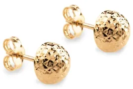 zlote-kolczyki-polkulki-diamentowane-585-14kt-7-mm