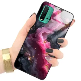 etui-do-xiaomi-redmi-9-power-glass-szklane-eleganckie-etui-colorfull-marble