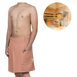 kilt-do-sauny-recznik-meski-spa-basen-bawelna-brzoskwiniowy-pareo-biscotto