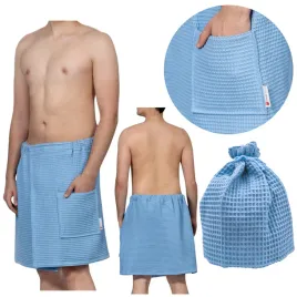 zestaw-do-sauny-kilt-meski-biscotto-czapka-capello-niebieski-wafel-porjun