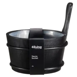 ceber-wiadro-do-sauny-4living-4l-z-plastikowym-wkladem-swierkowy-czarny